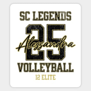 Alessandra #25 SC Legends (12 Elite) - White Magnet